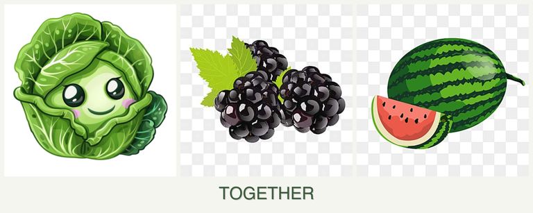 Can you plant cabbage, blackberries and melons together?