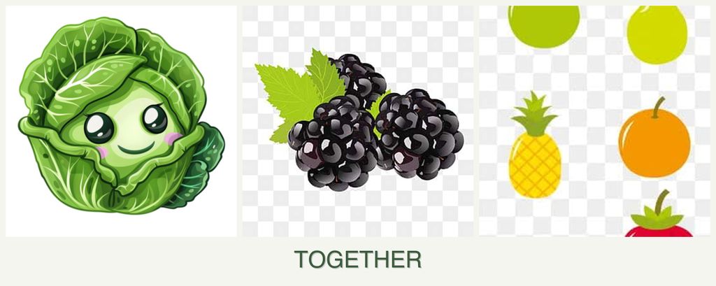 Can you plant cabbage, blackberries and pears together?