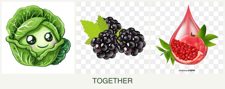 Can you plant cabbage, blackberries and pomegranates together?