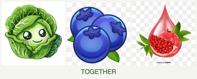 Can you plant cabbage, blueberries and pomegranates together?