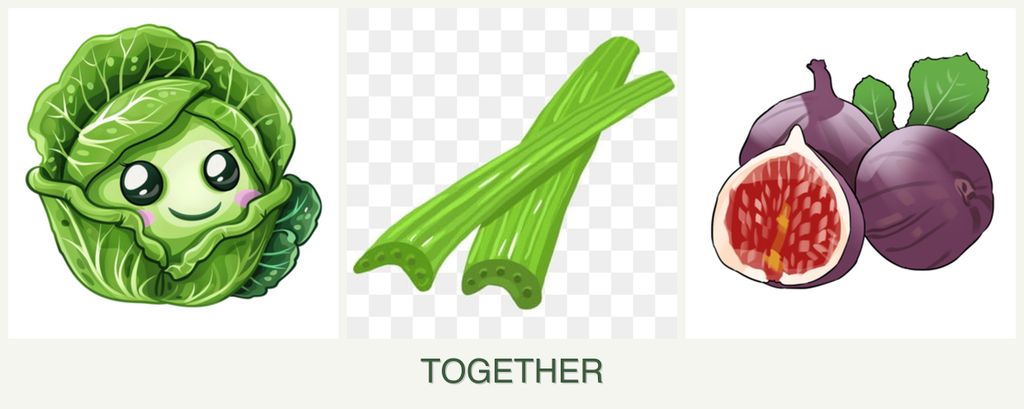 Can you plant cabbage, celery and figs together?