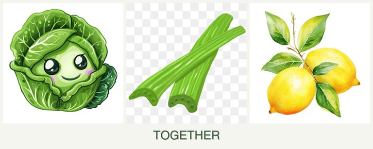 Can you plant cabbage, celery and lemons together?