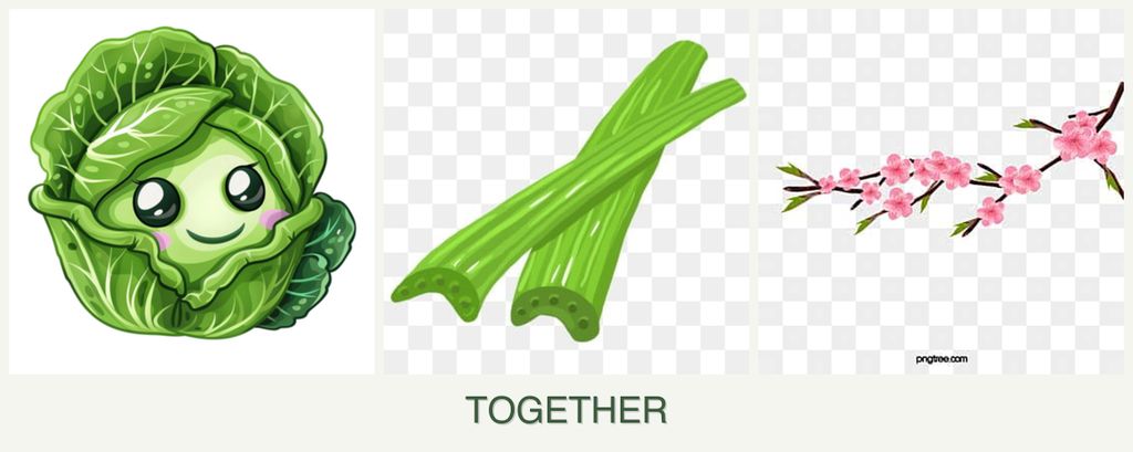 Can you plant cabbage, celery and peaches together?