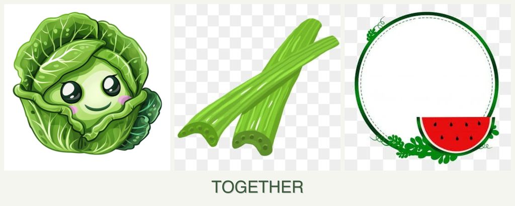 Can you plant cabbage, celery and watermelons together?