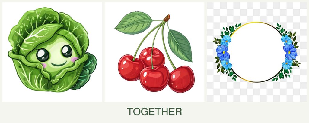 Can you plant cabbage, cherries and zinnias together?