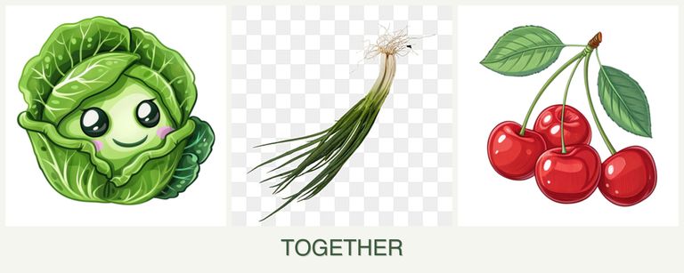 Can you plant cabbage, chives and cherries together?