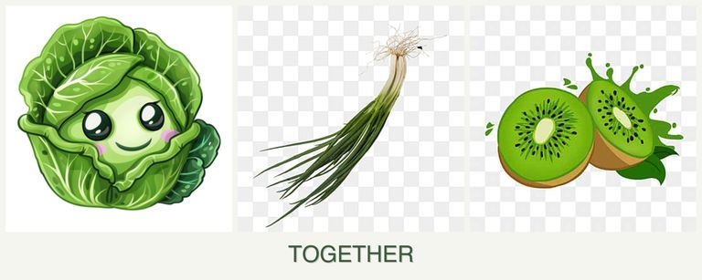 Can you plant cabbage, chives and kiwi together?