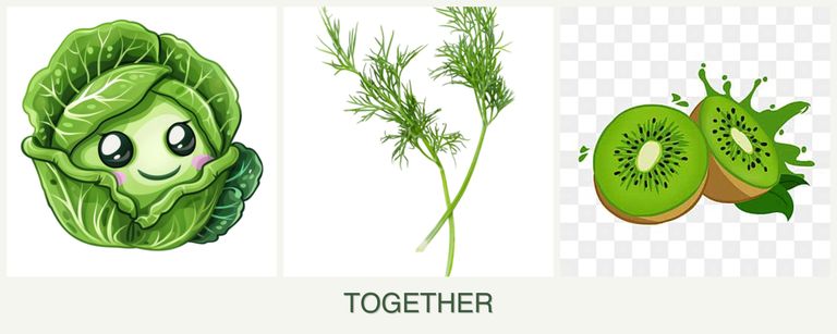 Can you plant cabbage, dill and kiwi together?