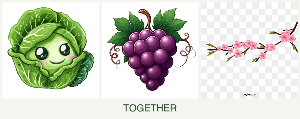 Can you plant cabbage, grapes and peaches together?