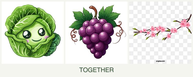 Can you plant cabbage, grapes and peaches together?