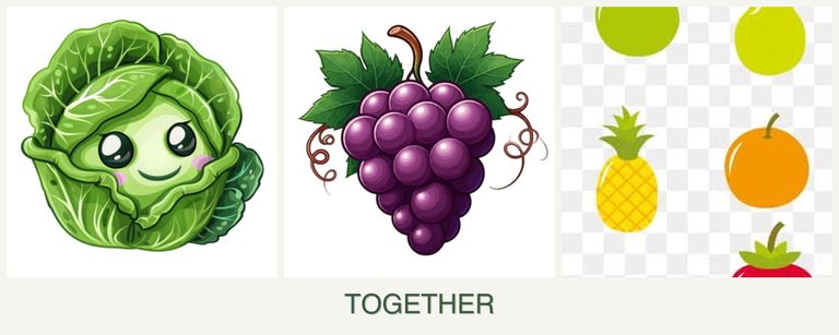 Can you plant cabbage, grapes and pears together?
