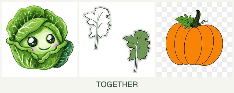 Can you plant cabbage, kale and pumpkin together?