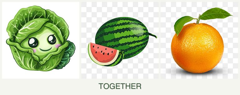 Can you plant cabbage, melons and oranges together?