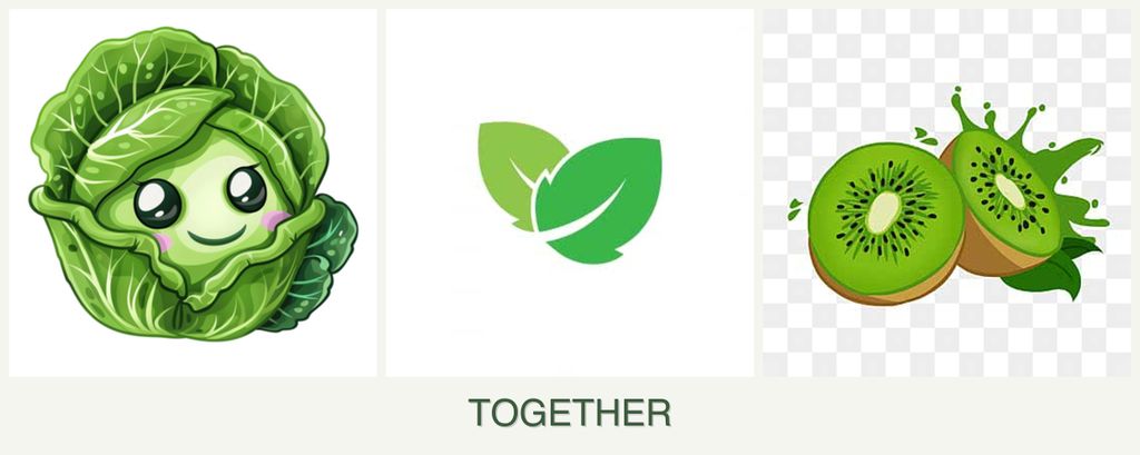 Can you plant cabbage, mint and kiwi together?