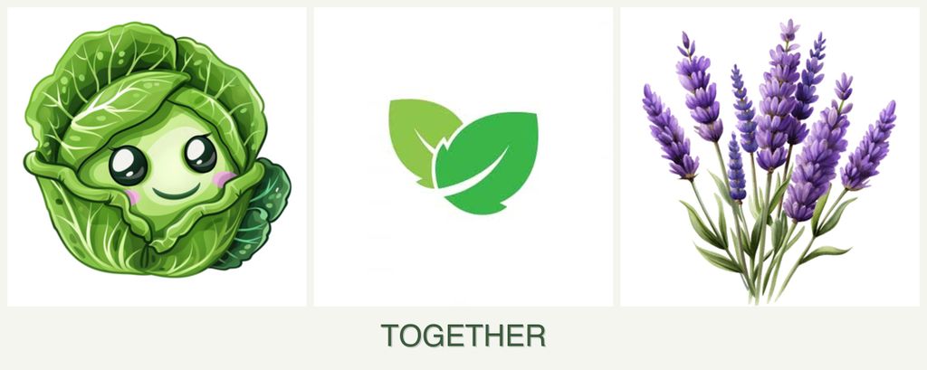 Can you plant cabbage, mint and lavender together?