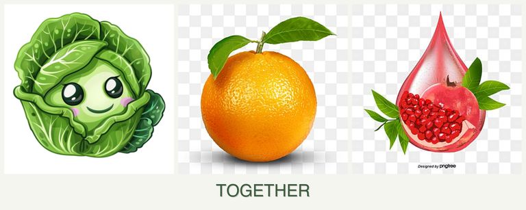 Can you plant cabbage, oranges and pomegranates together?