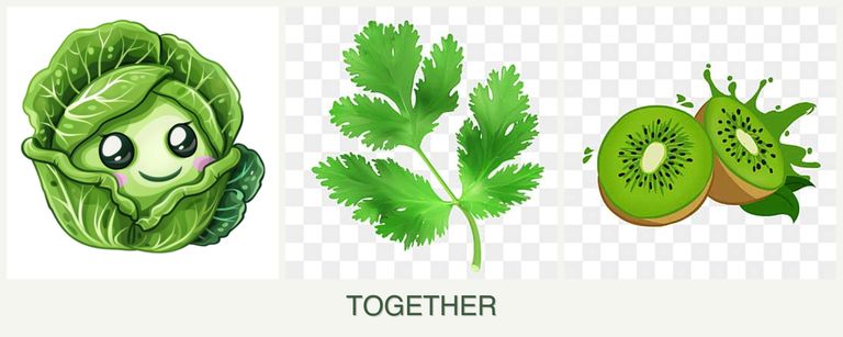 Can you plant cabbage, parsley and kiwi together?