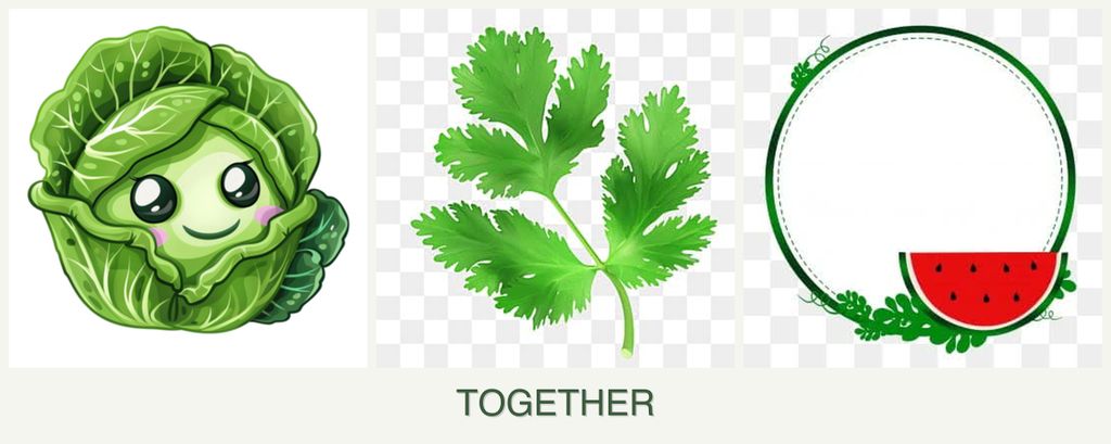 Can you plant cabbage, parsley and watermelons together?
