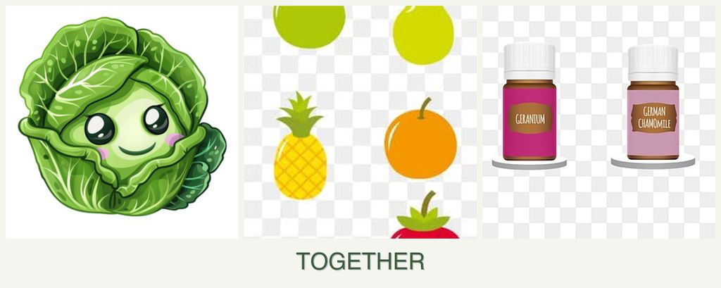 Can you plant cabbage, pears and geraniums together?