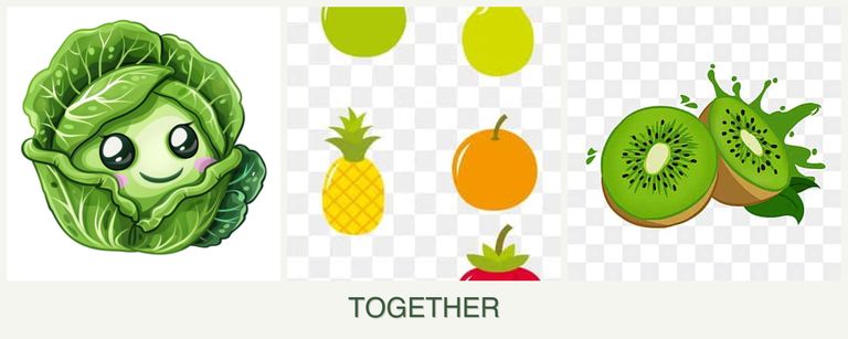 Can you plant cabbage, pears and kiwi together?