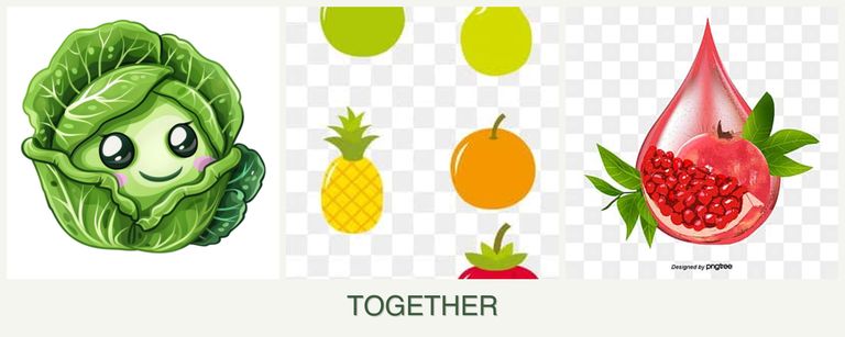 Can you plant cabbage, pears and pomegranates together?