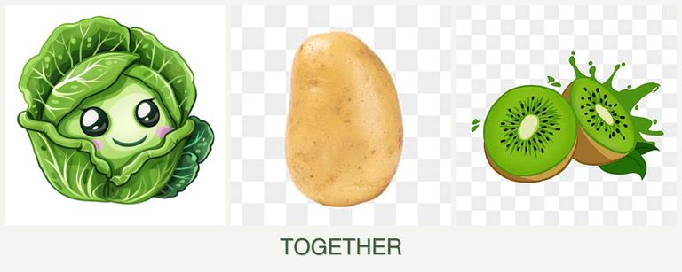 Can you plant cabbage, potatoes and kiwi together?