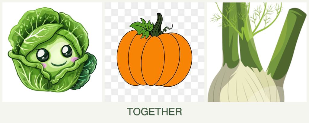 Can you plant cabbage, pumpkin and fennel together?