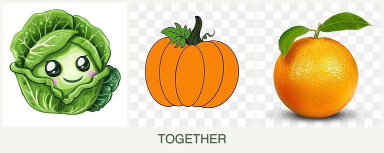 Can you plant cabbage, pumpkin and oranges together?