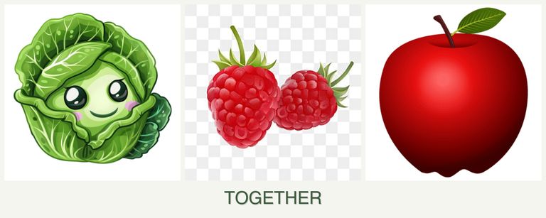 Can you plant cabbage, raspberries and apples together?