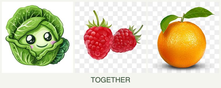 Can you plant cabbage, raspberries and oranges together?