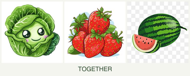 Can you plant cabbage, strawberries and melons together?