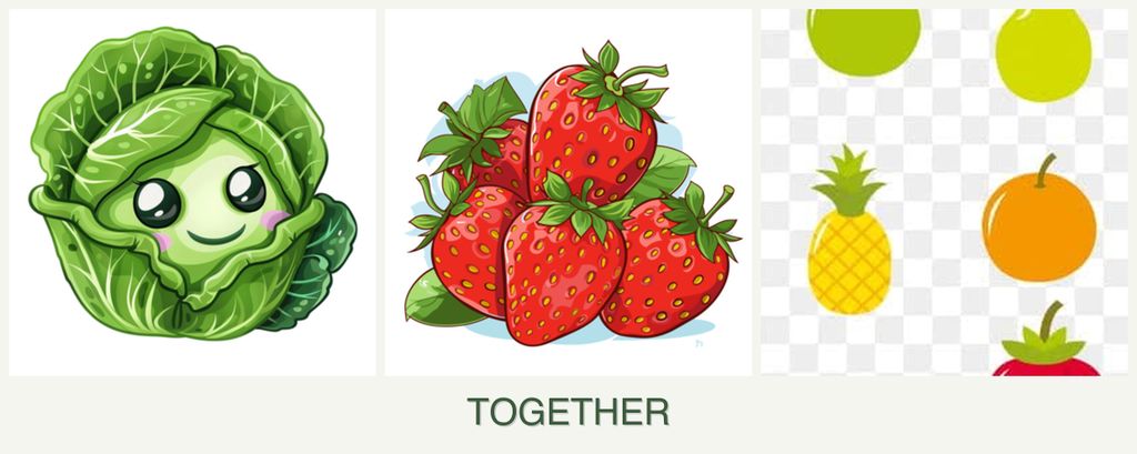Can you plant cabbage, strawberries and pears together?