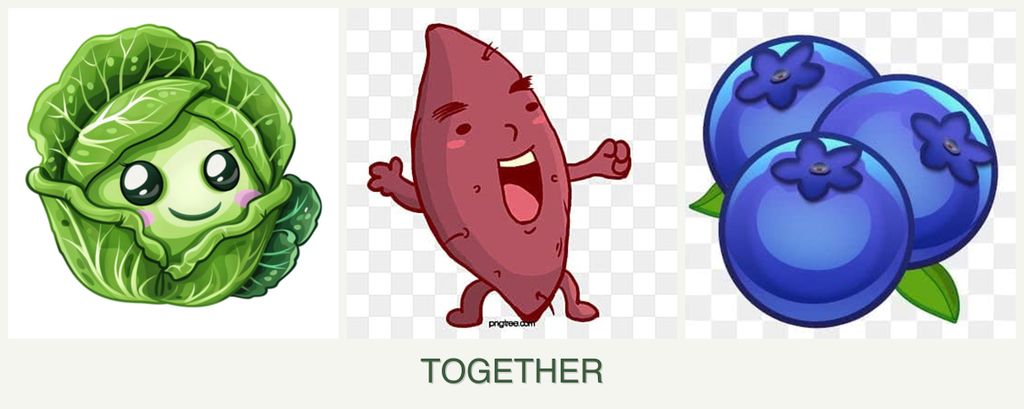 Can you plant cabbage, sweet potatoes and blueberries together?