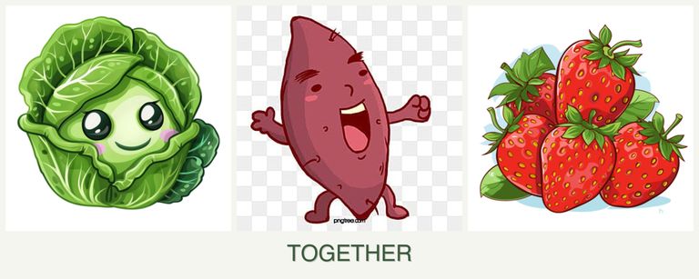 Can you plant cabbage, sweet potatoes and strawberries together?