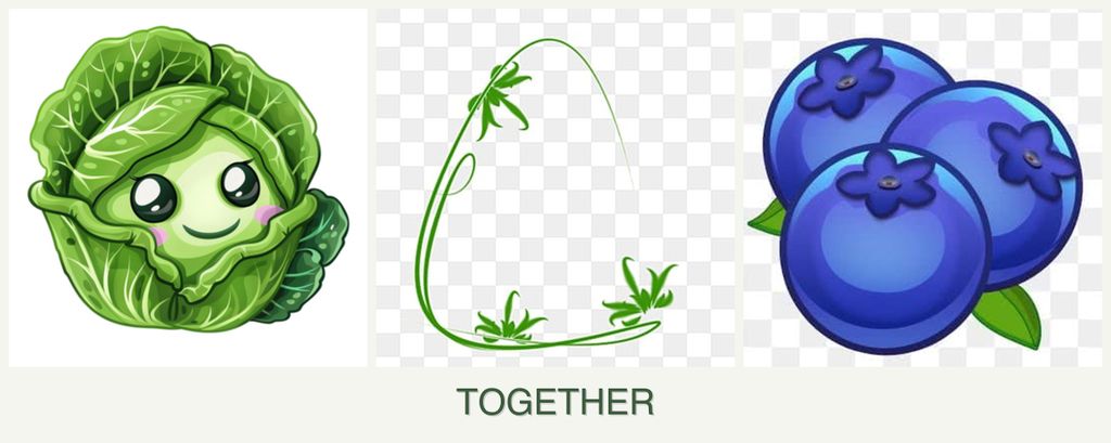Can you plant cabbage, tarragon and blueberries together?
