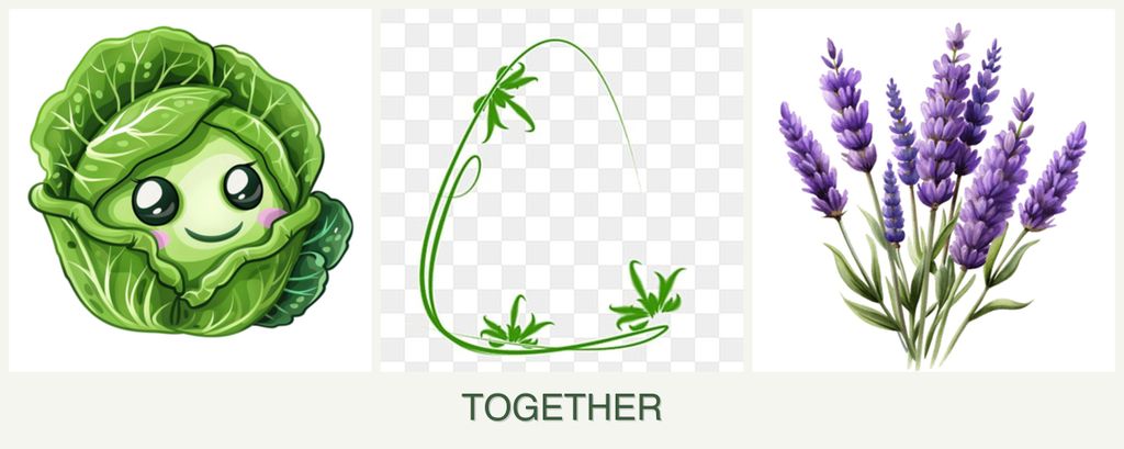 Can you plant cabbage, tarragon and lavender together?