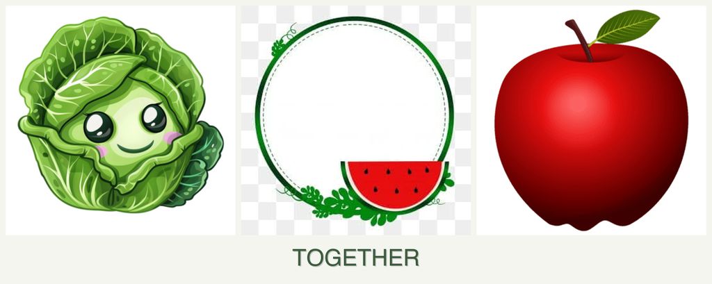 Can you plant cabbage, watermelons and apples together?