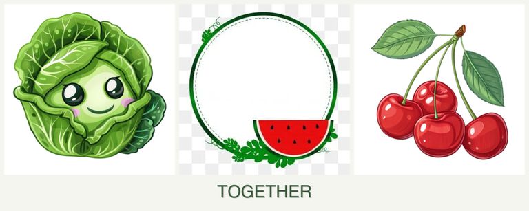 Can you plant cabbage, watermelons and cherries together?