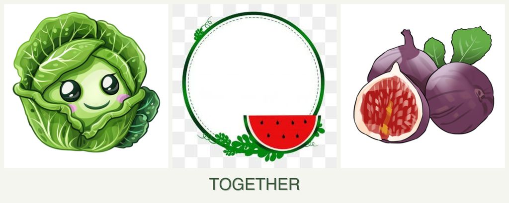 Can you plant cabbage, watermelons and figs together?
