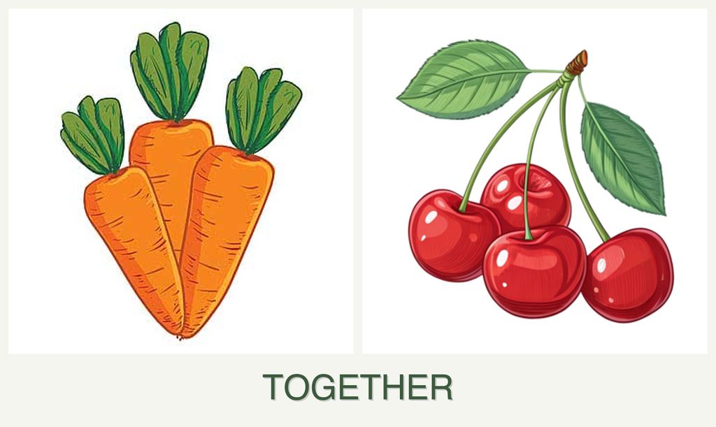 Can you plant carrots and cherries together?
