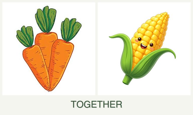 Can you plant carrots and corn together?
