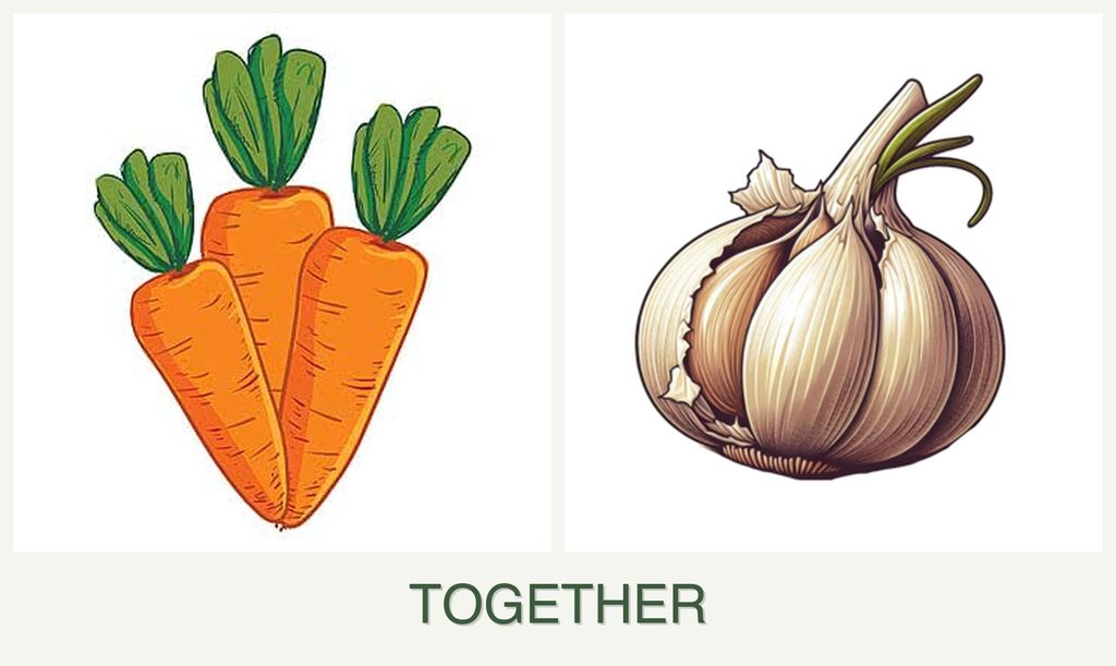 Can you plant carrots and garlic together?