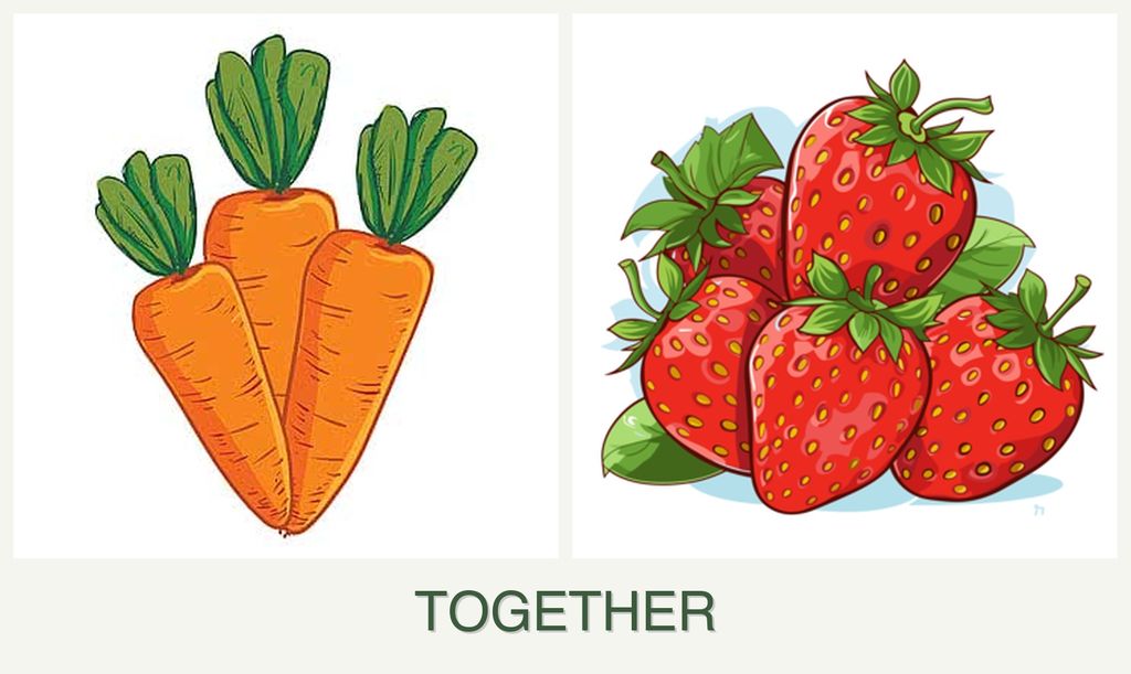 Can you plant carrots and strawberries together?