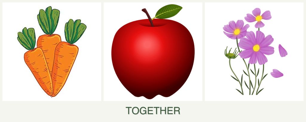 Can you plant carrots, apples and cosmos together?