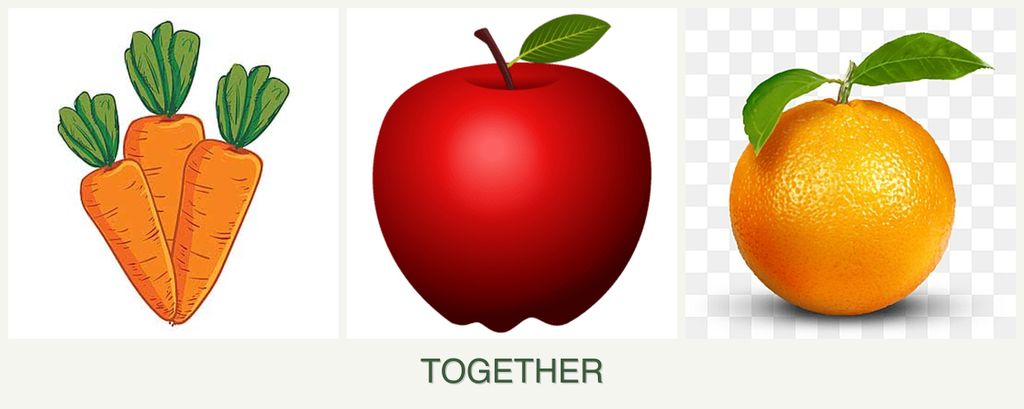 Can you plant carrots, apples and oranges together?