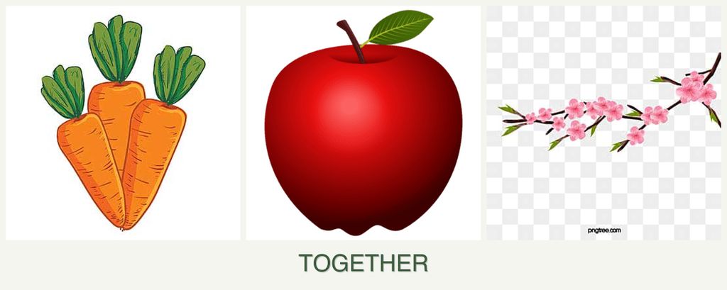 Can you plant carrots, apples and peaches together?