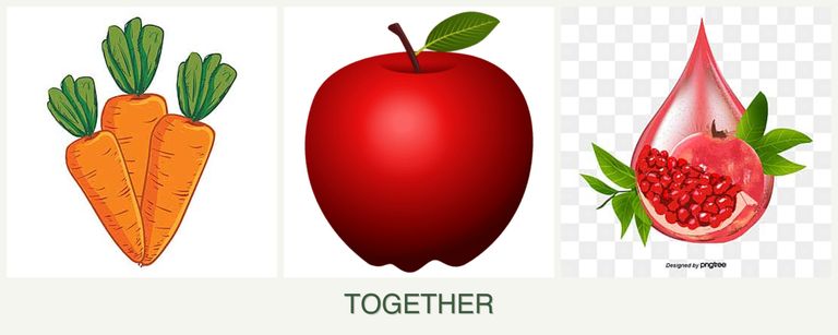 Can you plant carrots, apples and pomegranates together?