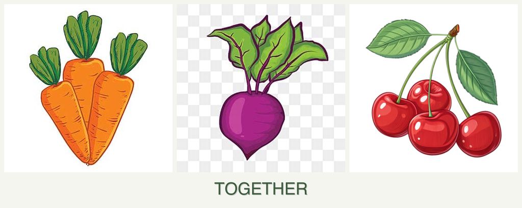 Can you plant carrots, beets and cherries together?