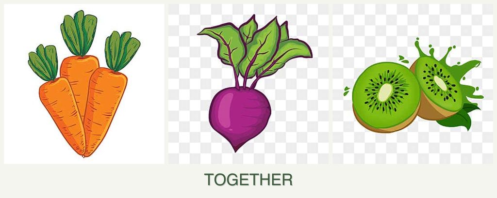 Can you plant carrots, beets and kiwi together?