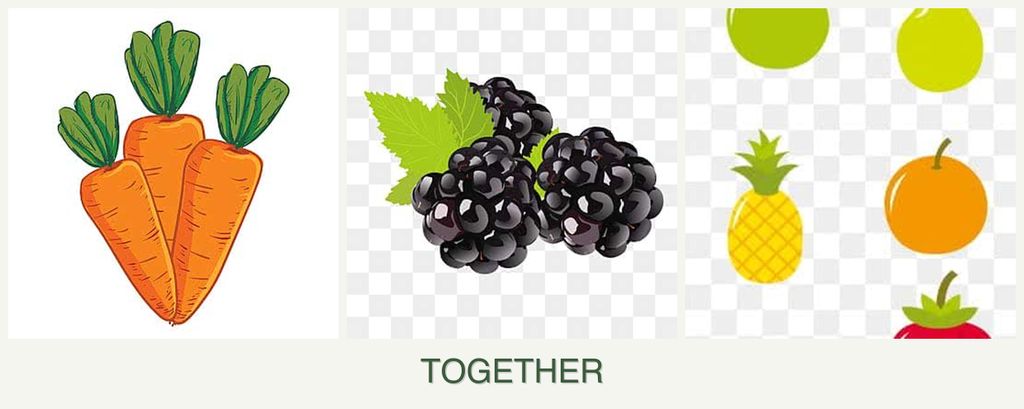 Can you plant carrots, blackberries and pears together?